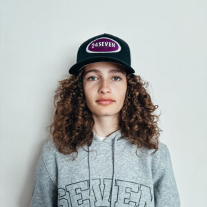 Truckercap 24SEVEN black white